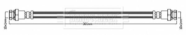 BORG & BECK Тормозной шланг BBH8083